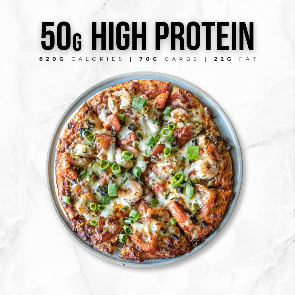 Iron Garlic Prawn Pizza
